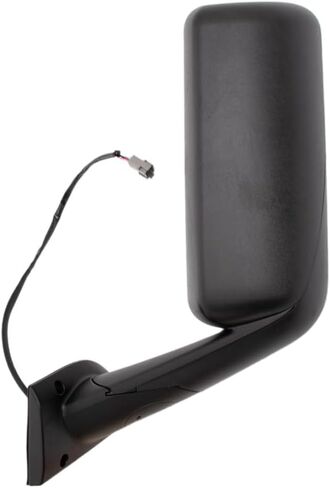 For Freightliner Cascadia 2018 onwards Door Mirror Assembly Heated Defrost Motorized Rear View Mirror Driver Side/Left Side LH (Black) in Kuwait
