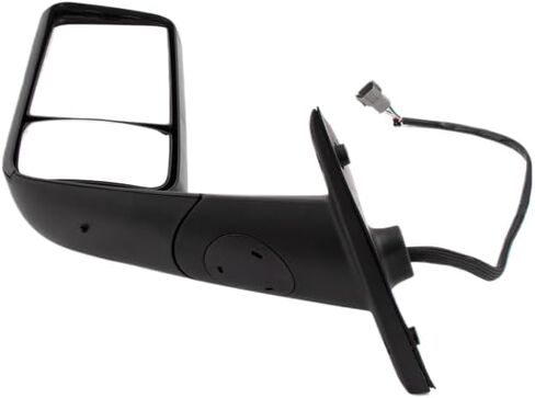 For Freightliner Cascadia 2018 onwards Door Mirror Assembly Heated Defrost Motorized Rear View Mirror Driver Side/Left Side LH (Black) in Kuwait