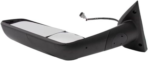 For Freightliner Cascadia 2018 onwards Door Mirror Assembly Heated Defrost Motorized Rear View Mirror Driver Side/Left Side LH (Black) in Kuwait