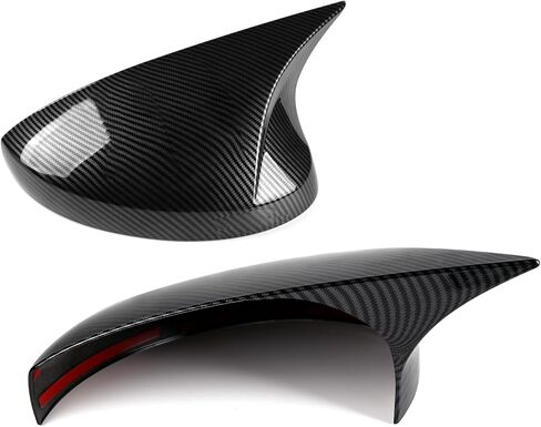 CKE 2pcs Compatible with Honda Civic 2025 2024 2023 2022 Accessories Aggressive Look Sport Door Side Mirror Cover Exterior Rearview Mirror Guard Cover Trims -Carbon Fiber Style in Saudi Arabia