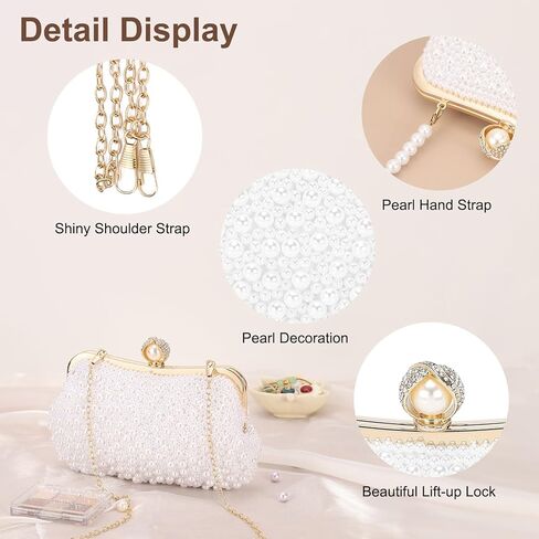 حقيبة كلاتش للسهرات وحقيبة يد للنساء وحفلات الزفاف الرسمية in Kuwait