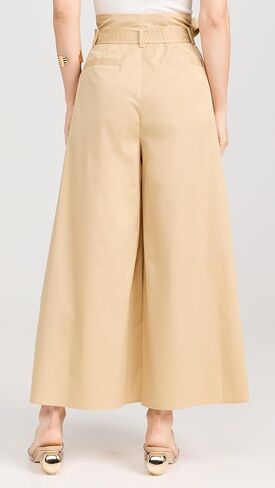L'AGENCE Women's Lowen Paperbag Crop Pants in Saudi Arabia