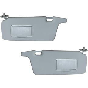 Sun Visor for Honda Civic 2001 2002 2003 2004 2005 Left + Right Pair Driver + Passenger Sides Gray 2MPLASTIC