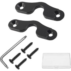Sun Visor Repair Kit, Compatible with Jeep Wrangler JK, JL, JT Gladiator 2018-2022, Aluminum Alloy Sun Visor Driver Side Replacement, Used for Restores and Repairs of Vehicle Sagging Sun Visor