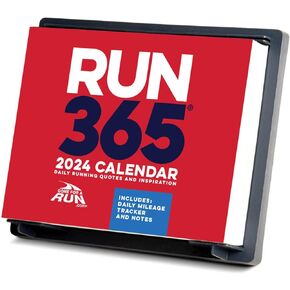 Gone for a Run 2024 Runner's Daily Desk Calendar Daily Running Quotes and Inspiration for Runners