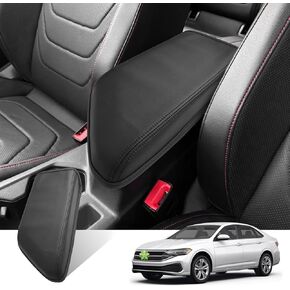 Ruiya Armrest Cover for 2023 Chevy Colorado 2024 Center Console Cover Chevy Colorado 2023+ Accessories Thicken Soft Comfy Auto Armrest Cover Compatible with 2023 2024 Chevy Colorado