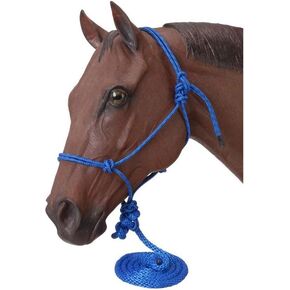 Tough 1 Poly Rope Tied Halter with Lead