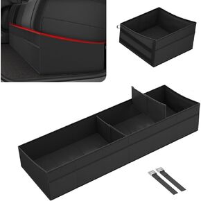 حقيبة تخزين تحت المقعد من Topraco مناسبة لـ 2015-2023 2024 Ford F-150 2017-2023 2024 F-250/F-350/F-450/F-550 صندوق منظم الأدوات فائق التحمل، كابينة طاقم الشاحنة 3 مقصورات (ليست لـ F150 XL & XLT300A) in Kuwait