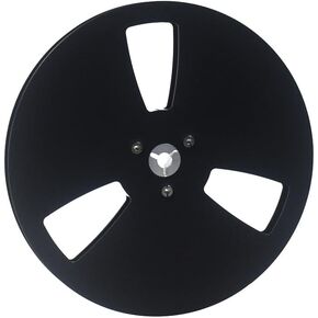 بكرة شريط فارغة مقاس 1/4 7 بوصة، شريط صوت بكرة مفتوحة عالمية من سبائك الألومنيوم، بكرة فارغة للبكرة إلى البكرة لـ TEAC/ReVox Studer (أسود) in Kuwait