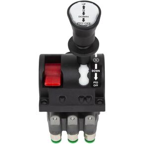 Mytee Products Cabin Control Valve - Dump Control Truck Tipper System - Single Lever Hoist Air Control Valve with 3 Axis (No PTO Switch)