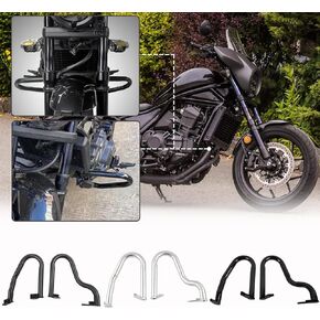 Motorcycle Highway Crash Bar Engine Guard Bumper Frame Protector Bodykit Falling Protection Compatible with H-onda Rebel CMX1100 CMX 1100 2021-2024 (Black)