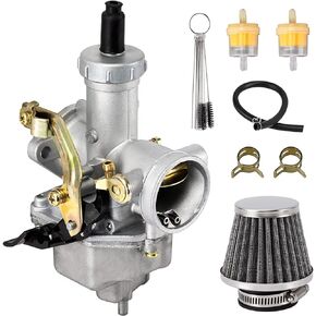 PZ27 Carburetor fits for 4-stroke CG 125cc 150cc 200cc 250cc ATV Go Kart Dirt Bike,Compatible with Taotao Sunl Buyang Coolsport Lifan Kazuma 27mm Carb