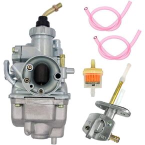 TTR125 Carburetor + Fuel Switch Valve Petcock for Yamaha TTR125 TTR-125 Carb Carburetor 2000-2007 Yamaha Motorcycle TTR125LE TTR125 TTR125E TTR125L by LIYYOO