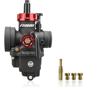 NIBBI 26mm 150cc Carburetor with Jets for 4 Stroke Engines Electric Choke Motorcycle Scooter, Fit YAMAHA KAWASAKI SUZUKI Apollo Dirt Bike Mini Bike SSR TTR KYMCO SYM TAOTAO GY6 Scooter Moped