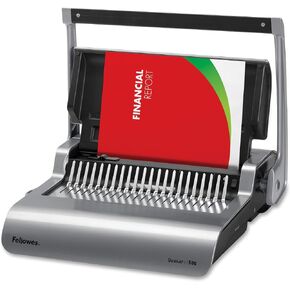 Fellowes Binding Machine Quasar+ Comb Binding (5227201), 5.1" x 18.1" x 15.4"