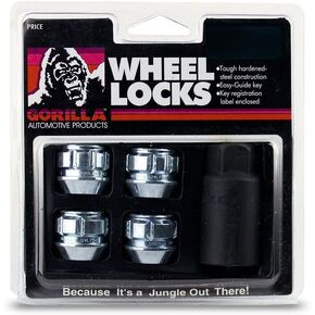 Gorilla Automotive 78681N Acorn Open End Wheel Locks (1/2" Thread Size)