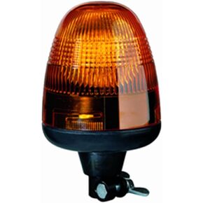 HELLA 007337001 KL Rotafix Fixed Mount Beacon Warning Light, Rotating Patterns, 12V, Amber