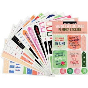 Essential 2019 Weekly Planner Stickers - She Believed She Could (Set of 160 Stickers) in Kuwait