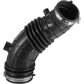 Partuto Air Cleaner Intake Hose Tube with Clamps 17228-R40-A00 - Car - Engine Filter Air Intake Duct Hose Tube - for Honda Accord 2.4L L4 2008-2012 Rubber Black - 1Pc