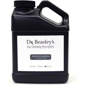 Dr. Beasley's Matte Tire Conditioner 1 Gallon for Auto - Restores Faded Tires to Black, Protects from UV & Surface Cracking, Won't Harm Matte Surface in Kuwait