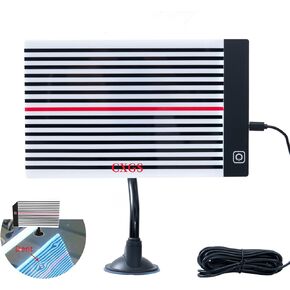 Line Board Dent Reflection Lines Board Paintless Dent Repair Light with Suction Cup Base Professional Dent Removal Reflector Board Adjustable 3 Different Brightness Stripe Line Board for Car Repair