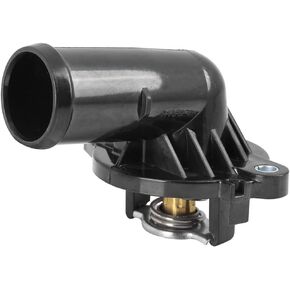 X AUTOHAUX Car Auto Thermostat Housing 5184977AE 5184977AD for Dodge Charger 2011-2018