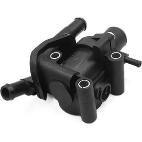Thermostat Housing Assembly YS4Z-8592-BD Replacement for Ford Focus 2000-2004 Black