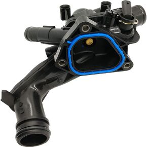 Engine Coolant Thermostat Housing Assembly for 2011-2016 N16 Mini Cooper Clubman Countryman Convertibles N18 Mini Cooper S JCW 1.6L L4 11538674895 11538671513 11537647305 TM46105