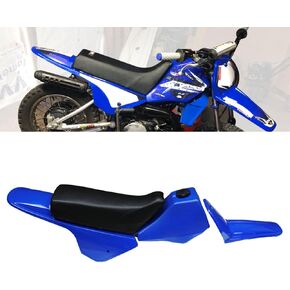 JFG RACING Fairing Plastic Gas Tank Kit الحاجز الخلفي - PW80 PW 80 - أزرق in Kuwait