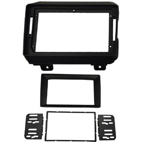 DKMUS Radio Stereo Bezel for Jeep Renegate 2014+ Dash Installation Mount Trim Kit Fits 9" and Double Din Head Unit