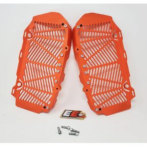 Enduro Engineering Billet Radiator Guards Compatible for 2016-2024 KTM/Husqvarna/GasGas Custom Colors (Black)