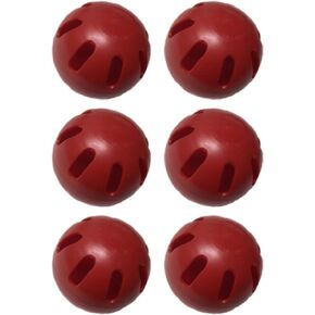 WIFFLE® Ball Pack of 6 Exclusive Red Ball Color - Includes 6 Balls and Now Bonus Silicone Wristband!