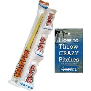 Wiffle® Ball and Bat Set Combo with Pitching Guide - 10 Wiffle® Balls 1 Bat and How to Pitch Pamphlet