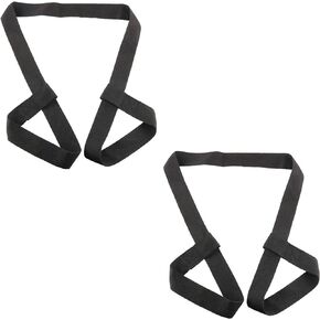 2pcs Roller Skate Leash Black Adjustable Ski Boots Carrier Strap Snowboard Boot Shoulder Sling Leash for Ice Skates, Yoga Mat Yoga Accessories Yoga Room Gym Adjustable Straps Shoulder Straps