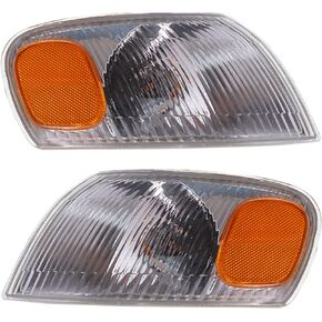 LABLT A Set of Corner Lamp Replacement for 1998-2000 Corolla TO2520150 TO2521150 81510-02040 81520-02040