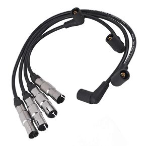 AutoPart T ST-4125 Ignition Spark Plug Wire Set, 7mm, 4 Pcs, Compatible with 1998-2001; 2013-2015 VW Beetle/Golf/Jetta 2.0L L4 121cid
