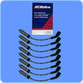 New OEM Spark Plug Wire Set W/Heat Shields for LS4 LS2 LS7 LQ9 Engines