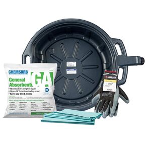 جروز - 41960MFK طقم تغيير الزيت بدون فوضى مع وعاء تصريف سعة 4-1/4 جالون in Kuwait