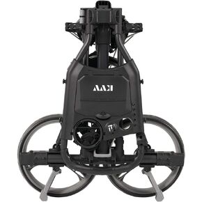KVV 3 Wheel Compact Flat Folding Design Golf Push-Pull Cart with Lightweight and Sturdy Aluminum Frame