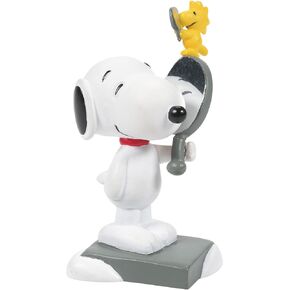 Department 56 Peanuts Village Accessories Snoopy and Woodstock We're Looking Good Figurine, 3.5 Inch, Multicolor