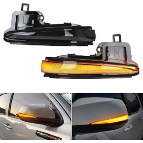 SUPAREE LED Side Mirror Turn Signal Lights, Sequential Dynamic Indicator Strip for 2016-2021 Tacoma, 2019-2021 RAV4 XA50, 2020-2021 Highlander XU70, Alphard Velltire Lexus LM