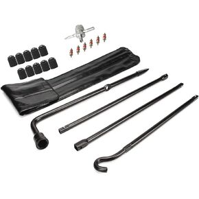 Dr.Roc Compatible with Spare Tire Tool Kit with Spare Tire Jack Handle and Wheel Lug Wrench 2004 to 2018 Ford F150