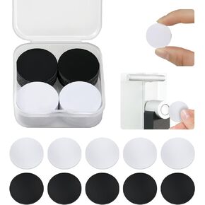 20 Pcs NFC Tags,NFC Stickers Cards with Adhesive Back, Round Rewritable NFC Cards, 504 Bytes Memory Compatible with NFC Enabled Phones (25mm)…