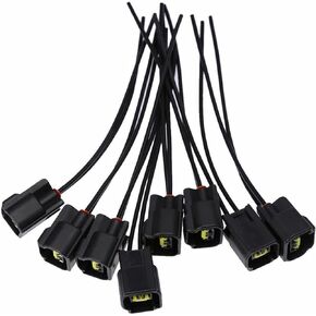 8 Pack Ford Ignition Coil Connector Plug Harness Compatible with Ford Ignition Coil Harness Ford 4.6L 5.4L 6.8L Mustang Cobra SVT F150 F250 E150 and Lincoln Mazda Suzuki