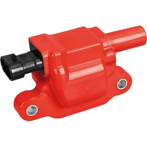 12611424 ENA Red of 1 Energy Square Ignition Coil Pack Compatible with Chevrolet GMC SSR Suburban 1500 2500 Express Yukon Sierra G8 Grand Prix H3 V8 Ascender Rainier CTS Replacement for UF413