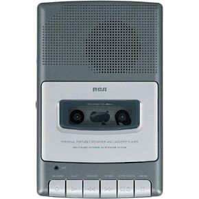 RCA RP3504 Cassette "Shoebox" Voice Recorder,Gray