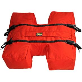 H-Style Top Pack for Sawbuck or Decker Pack Saddle; Horse and Mule Packing; High Volume Pack Bag; Top Pack for Horse & Mule Packing; Heavy-Duty Nylon Top Pack