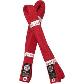 Ronin Deluxe Cotton Red Belt - Masters Belt for Karate, Tae Kwon Do, Judo, Jiu-Jitsu Martial Arts