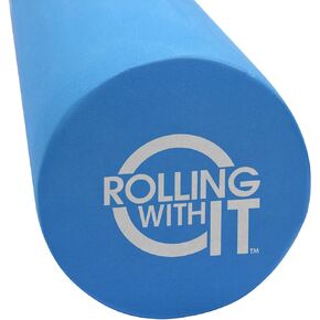 Rolling With It Foam Roller with High Density for Physical Therapy, Muscle Roller for Exercise and Muscle Recovery, Eco-Friendly Back Roller, Firm and Smooth Surface Massage Roller, Select Your Size
