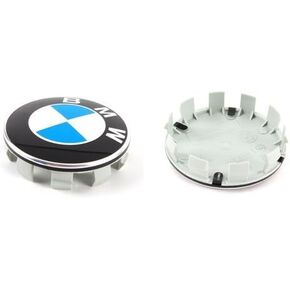 [Regular imported goods] BMW wheel center cap chrome edge genuine parts one minute (set of 4) 36136783536